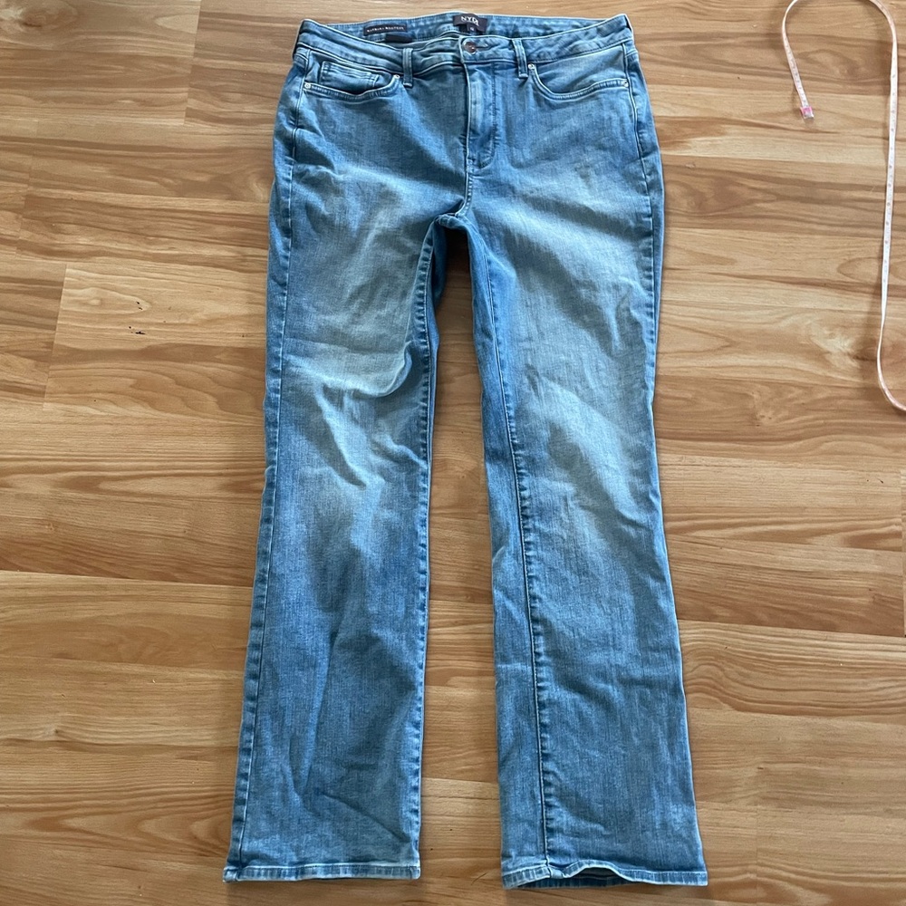 NYDJ Women's Boot Cut Jeans - Light Blue
